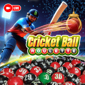Cricket Ball Roulette live casino game icon at ibeth